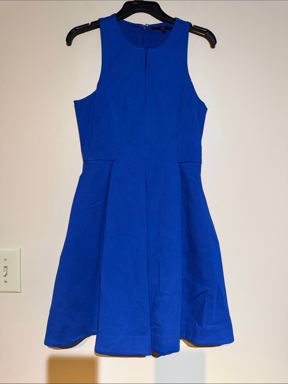 Tibi Vibrant Blue Crewneck Dress